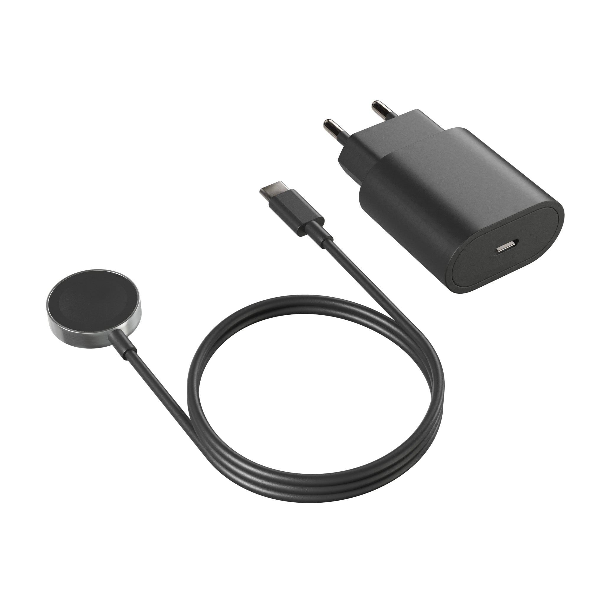 Schnell-Ladegerät (20W) & Extra Magnetisches Schnell-Ladekabel für Android Watch