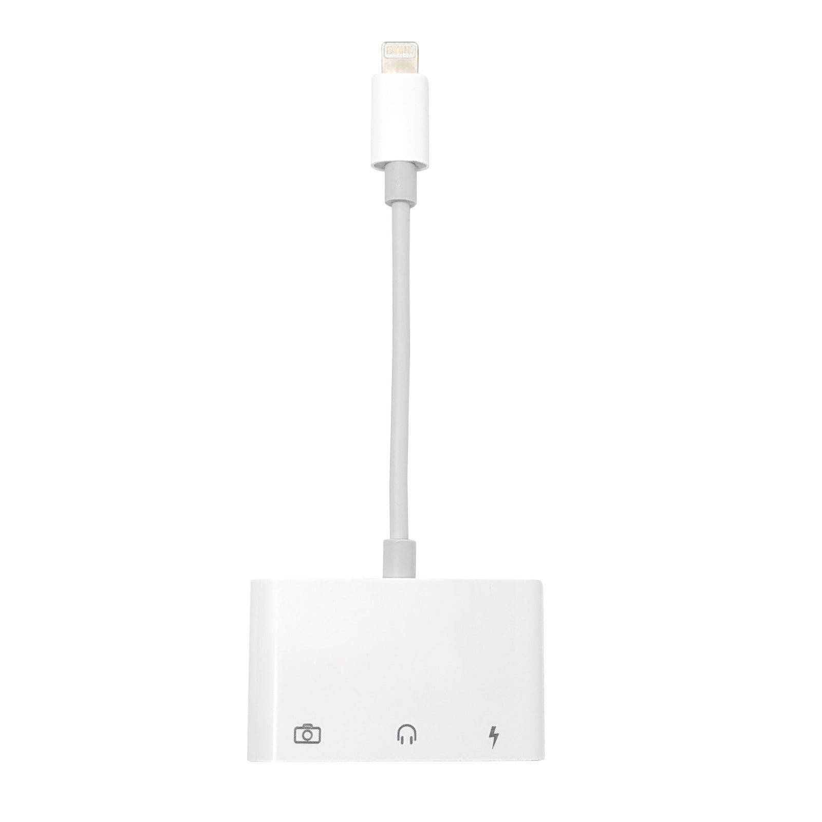 3-in-1 Lightning Port Adapter (USB-A, USB-C, AUX)