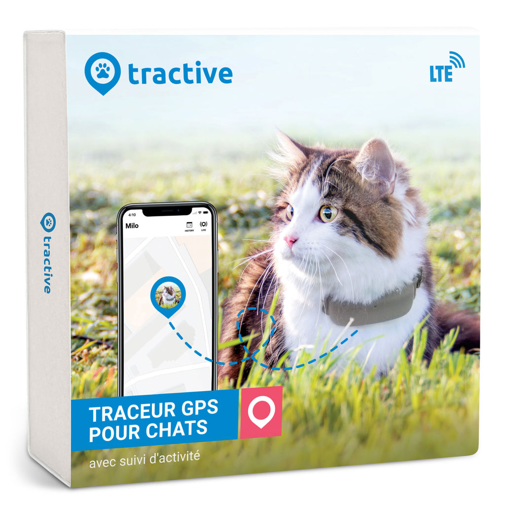 Tractive GPS CAT 4 - GPS Tracker Katze mit Aktivitätstracking | EXKL. ABO