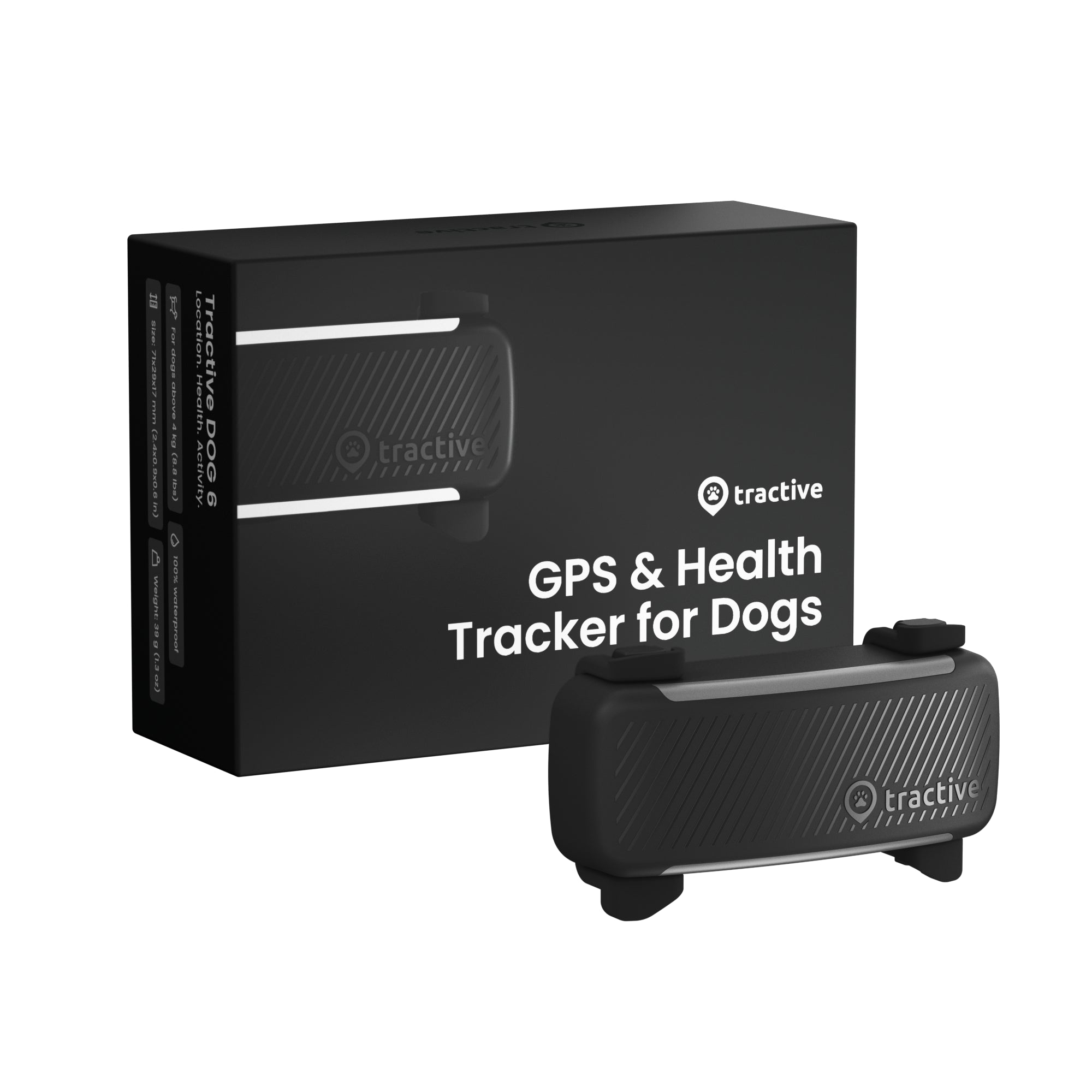 Tractive DOG 6 - GPS Tracker Hund mit Gesundheitsfunktionen | EXKL. ABO