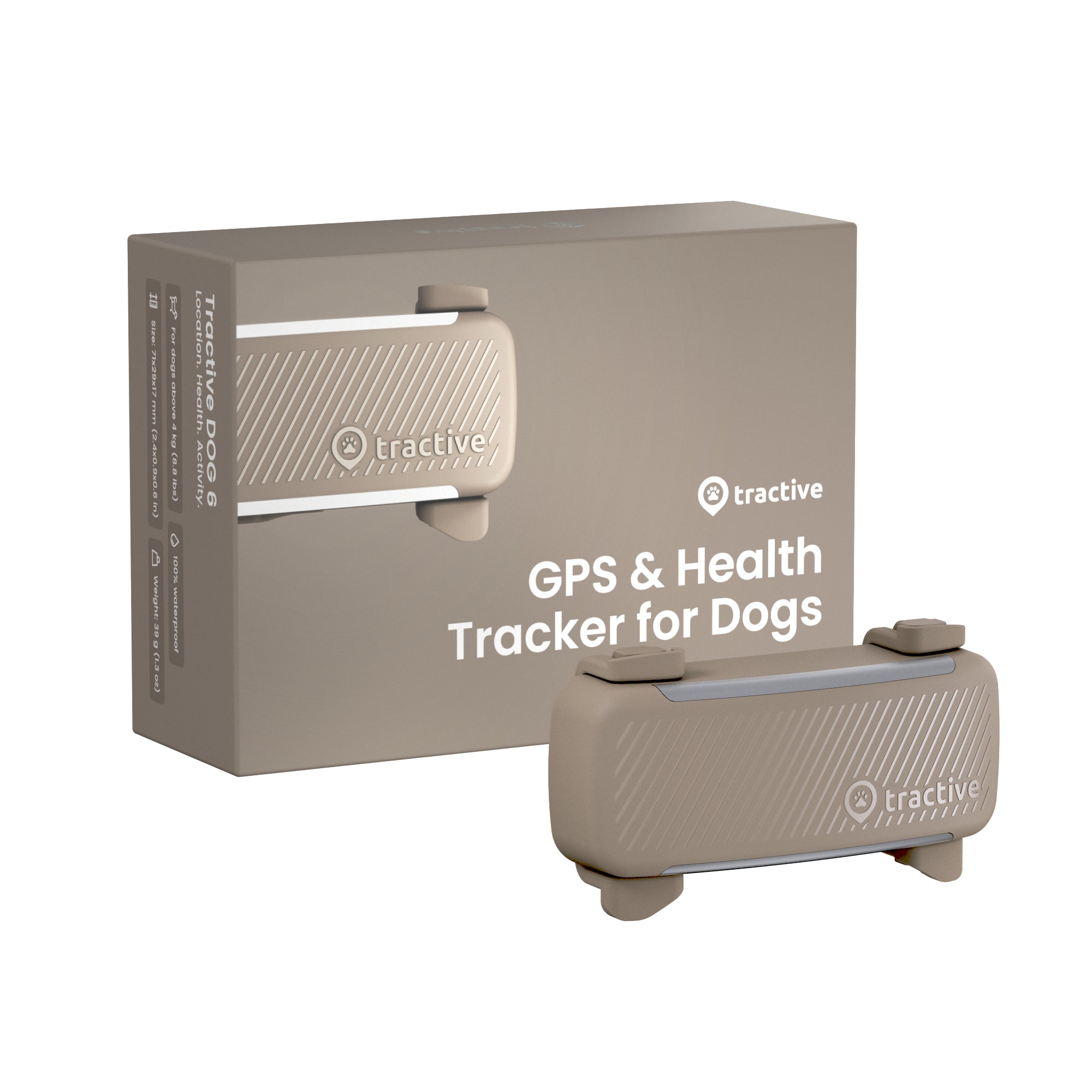 Tractive DOG 6 - GPS Tracker Hund mit Gesundheitsfunktionen | EXKL. ABO