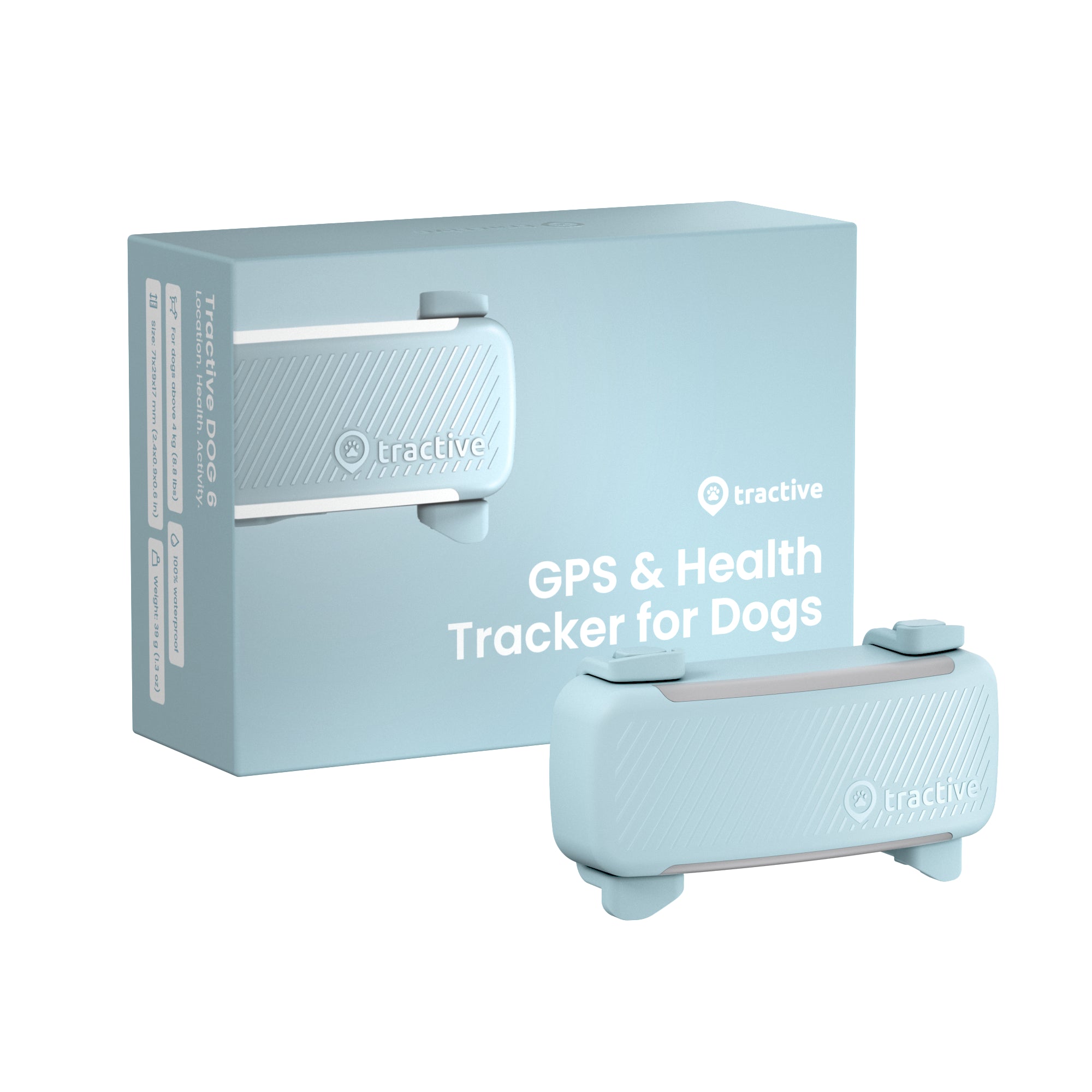 Tractive DOG 6 - GPS Tracker Hund mit Gesundheitsfunktionen | EXKL. ABO