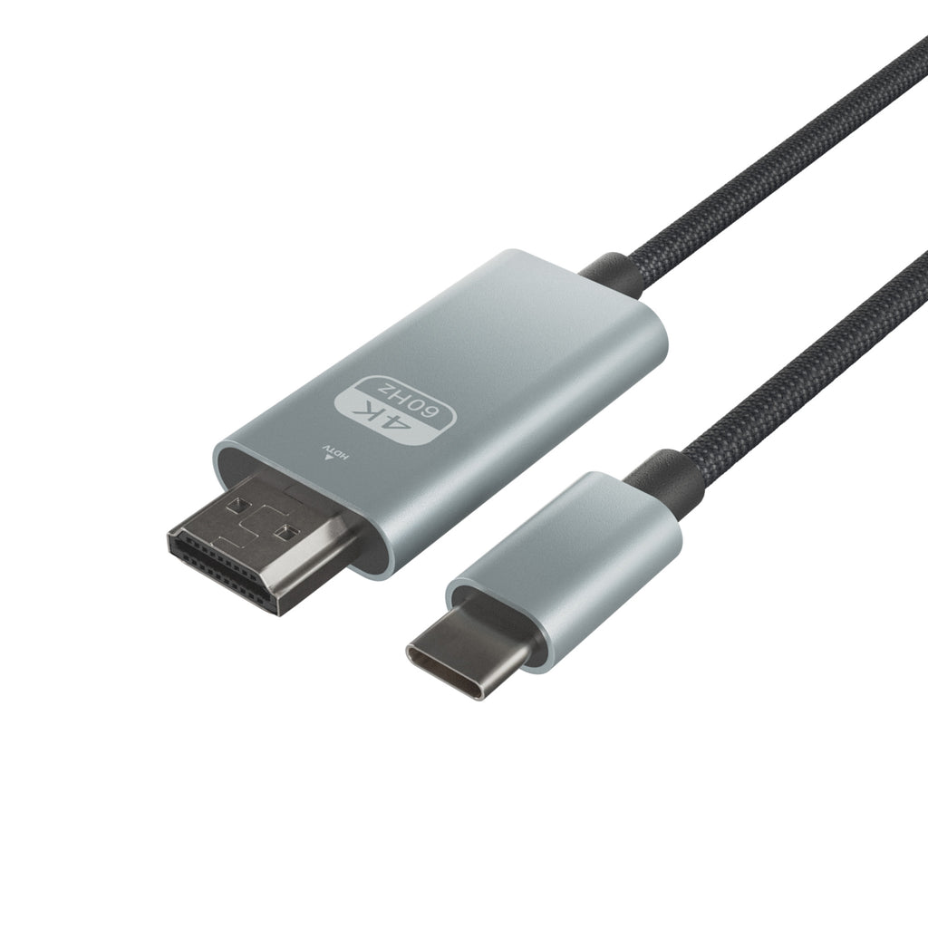 USB-C zu HDMI Geflochtenes Kabel (4K@60Hz) - 2m